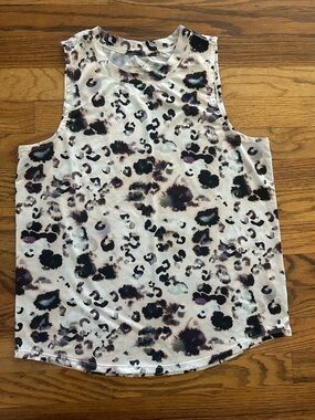 Spiritual Gangster Tank Women Size Small Animal Cheetah Leopard Print